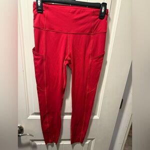 Lululemon athletica fast and free leggings 25” size 6